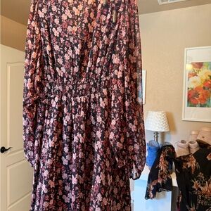 City Chic Floral Dress